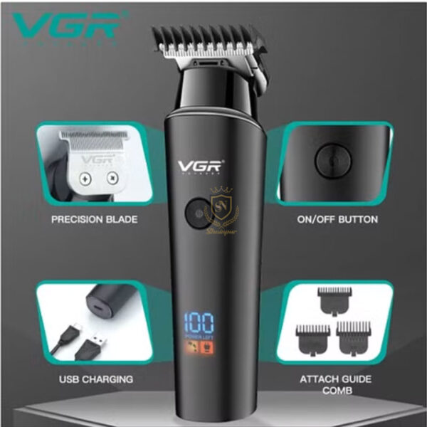 V-937 VGR Best Quality Trimmer Cord & Cordless Beard & Hair Trimmer