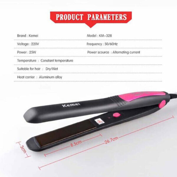 Kemei Km-328 Professional Hair Straightener