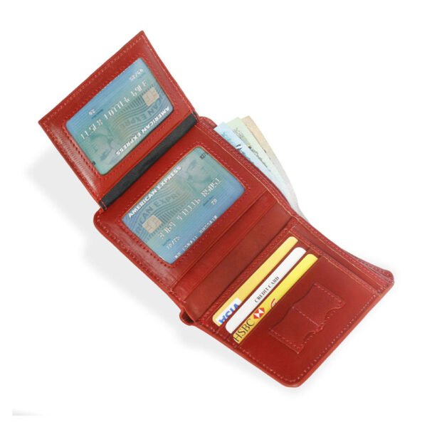 Shainpur SN-W01 100% Genuine Leather Tri-Fold Wallet For Men