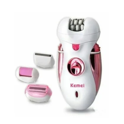 Kemei KM-2530 Epilator, Lady Shaver, & FootCare 4 in 1 Beauty Tools for Women