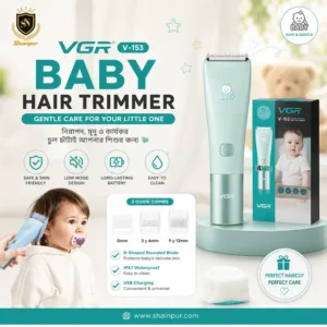 VGR V-153 Baby Hair Trimmer - Low Noise Ceramic Blades